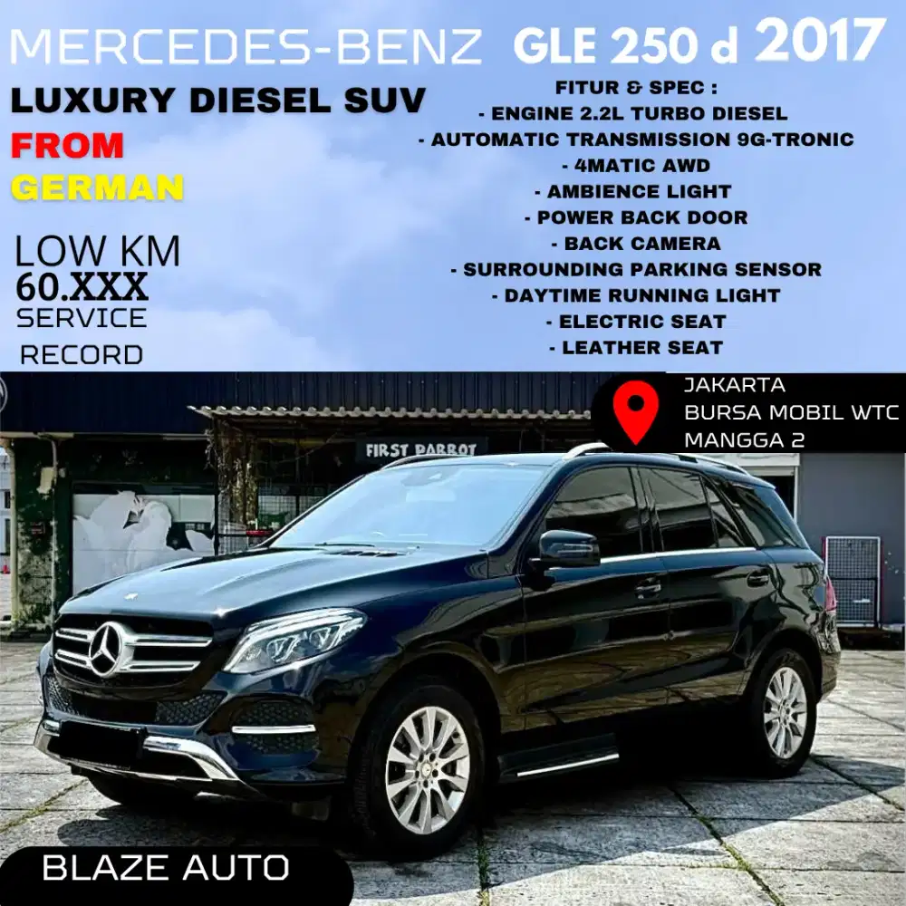 [ Low km 60 rb ] Mercedes benz GLE 250d 4Matic 2017 RARE ITEM diesel