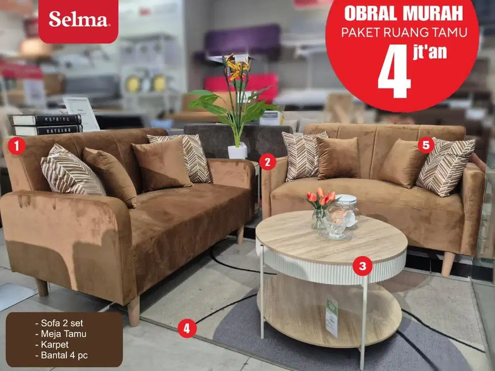 sofa set ruang tamu