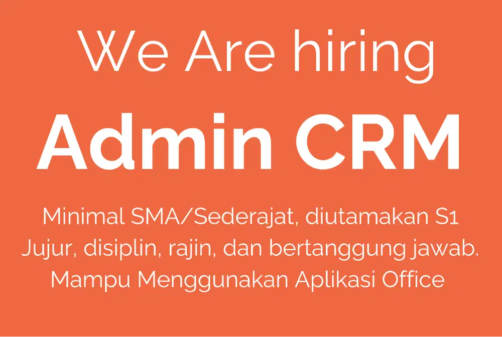 Admin CRM Lembaga Sosial