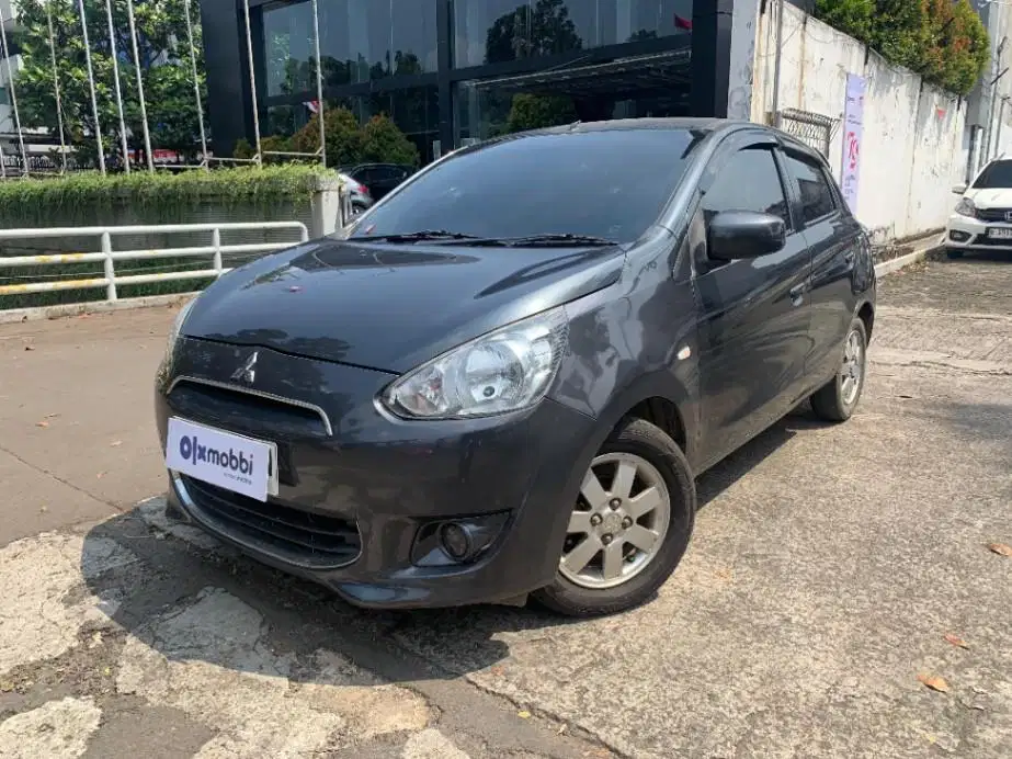 DP MURAH Mitsubishi Mirage 1.2 GLX Bensin-MT 2014 Abu C