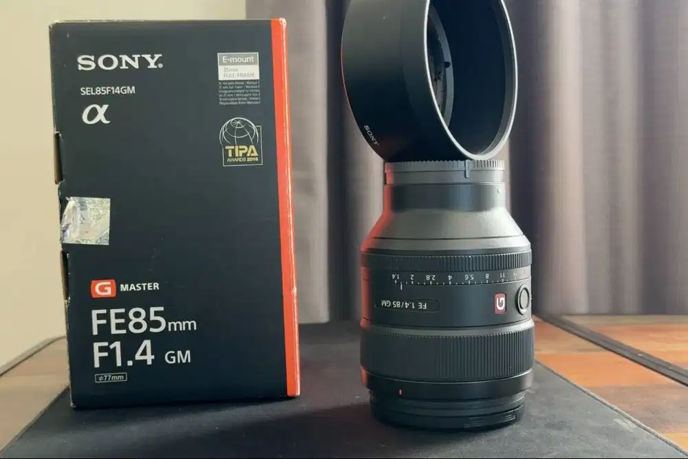 Lensa Sony FE 85mm f/1.4 GM Fullset Ex Resmi