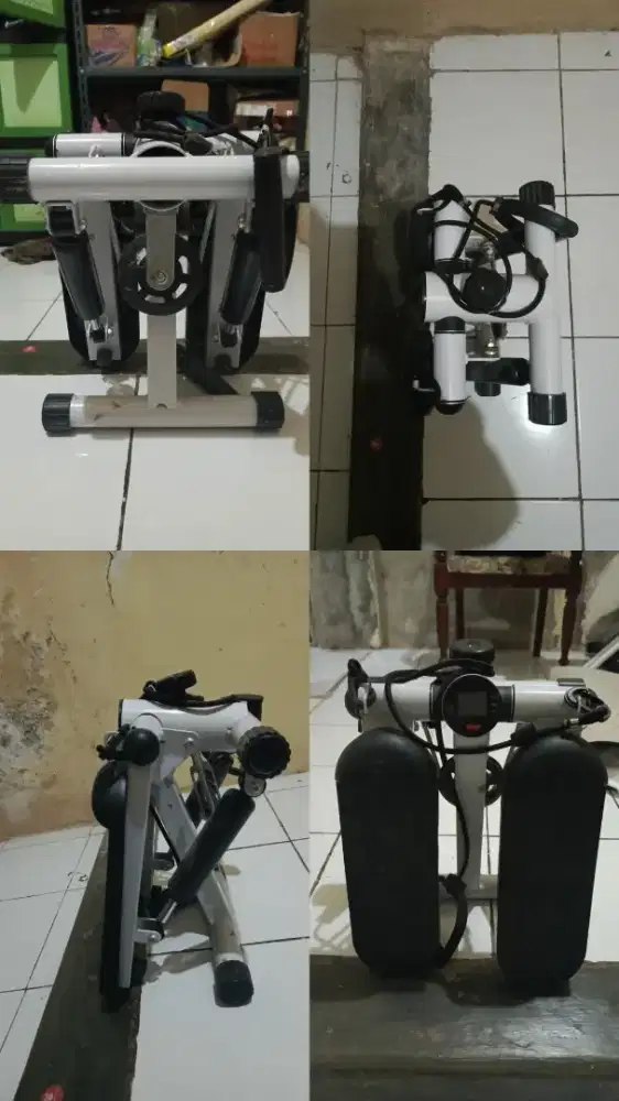 Mini Stepper Fitness + Resistance Band + LCD Counter