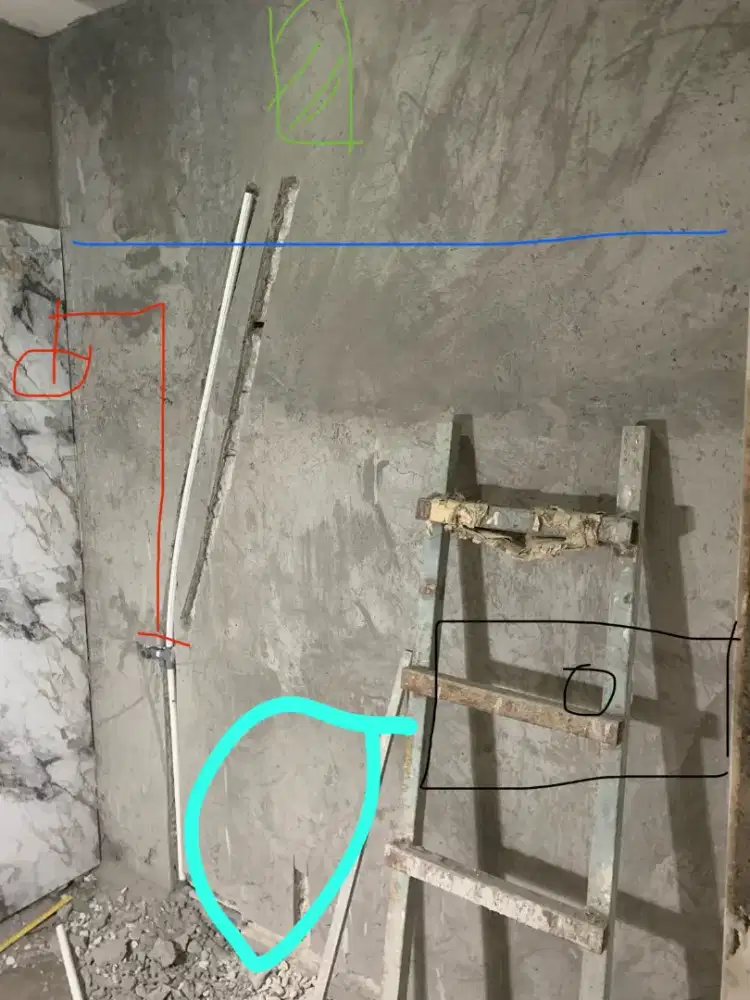 Tukang ledeng Pipa mampet/saluran tersumbat pasang Pompa/Tandon air