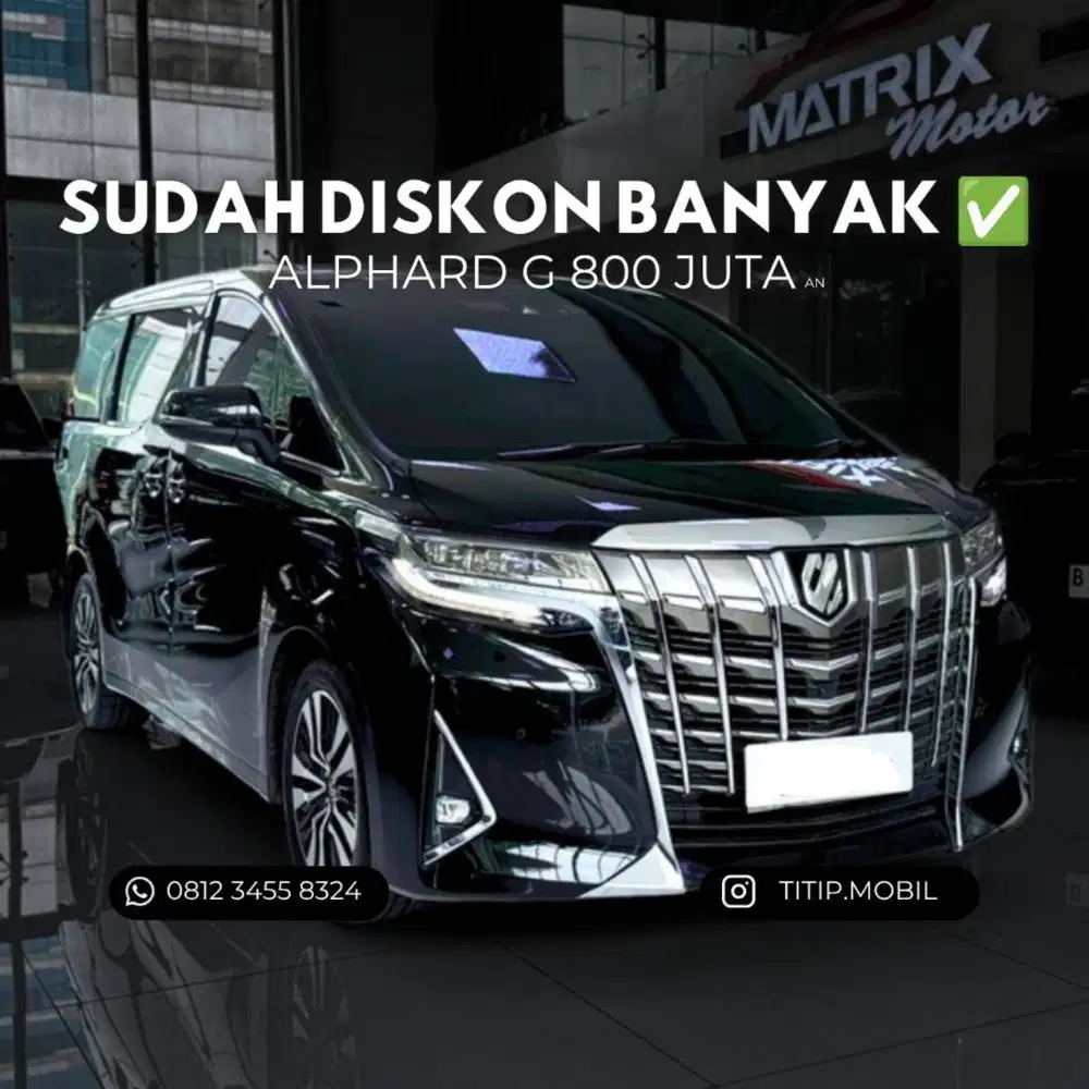 [TERMURAH]  Toyota Alphard G 2023