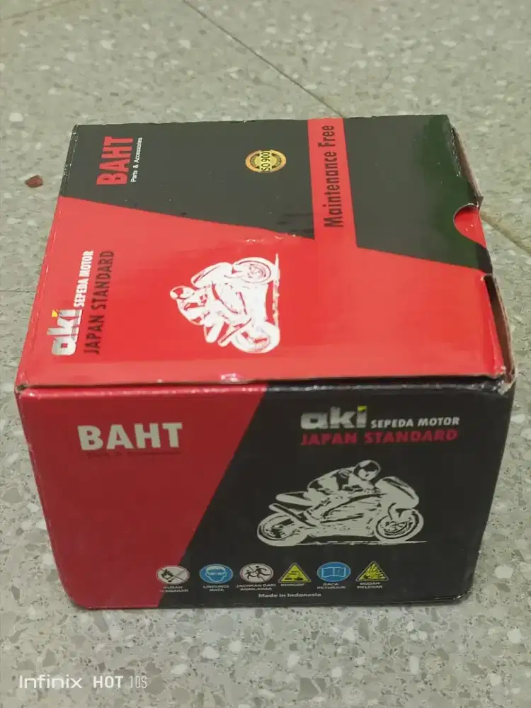 Aki motor beat 12V5A Kondisi Baru.Nego Halus