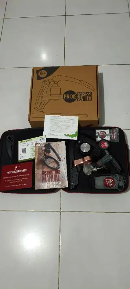 Mesin Alat Kopi Espresso Manual Brew Flair Pro 3 Siap Pakai Lengkap