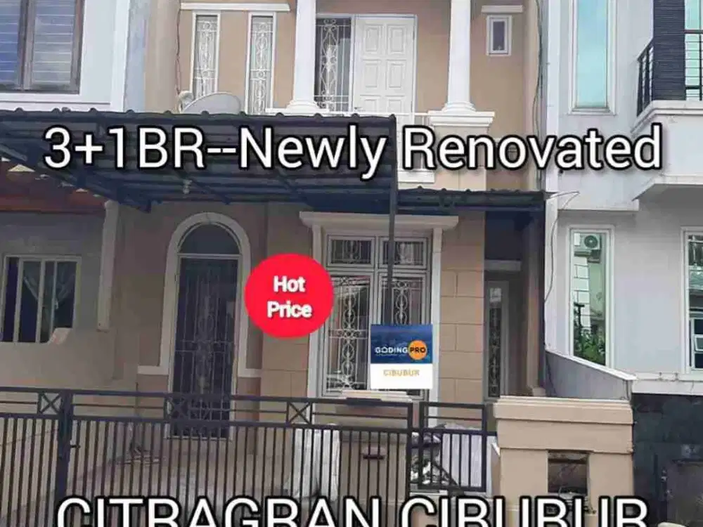 Rumah 2 lantai Dijual Cepat di Citra Grand Cibubur full renove