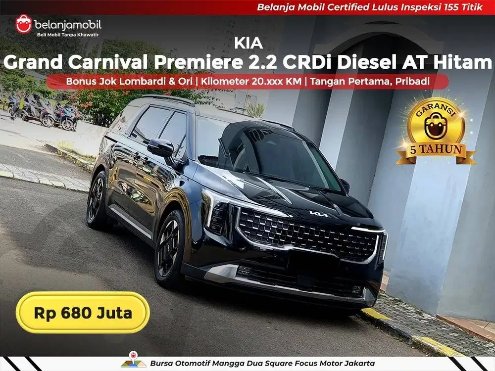 [ JOK LOMBARDI ] Kia Grand Carnival Premiere 2.2 Diesel 2024/2025