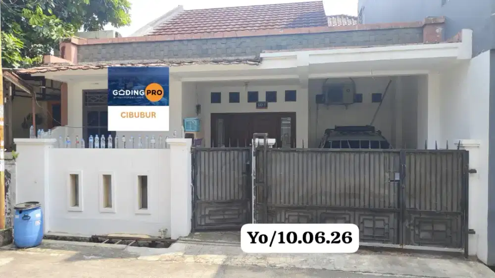 Dijual Rumah Siap Huni di Perumahan Taman Cipayung, Depok