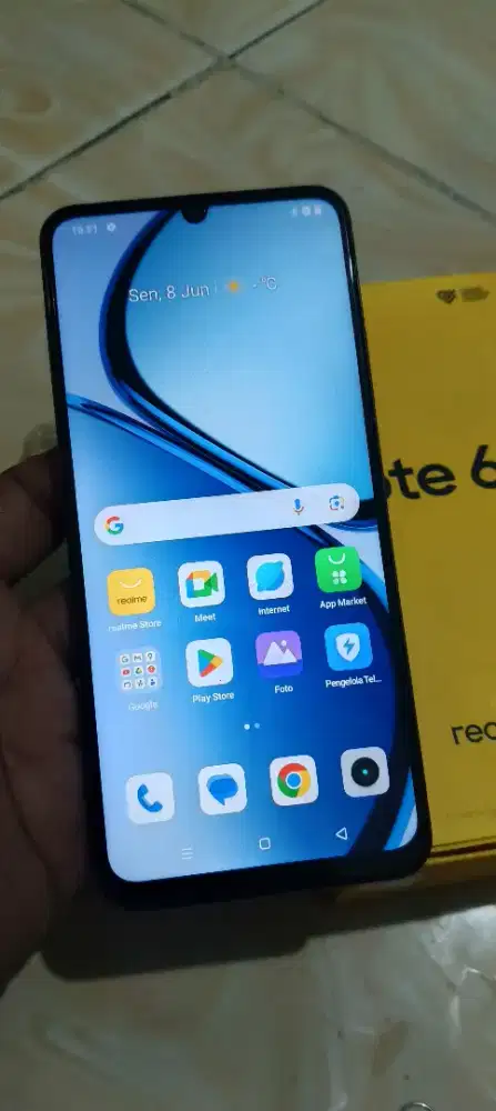 Realme note 60 ram 8/256 fullset like new