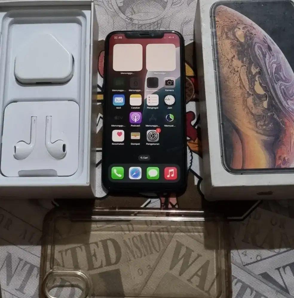 Iphone xs 64gb unit kabel data