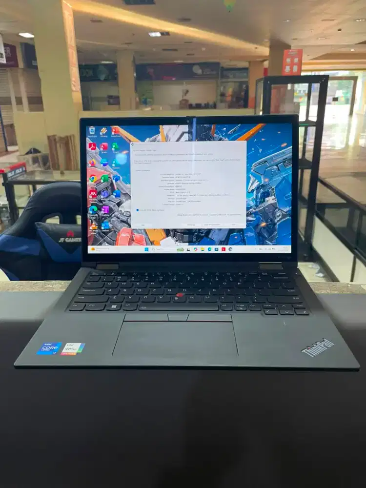 Laptop Thinkpad X13 Yoga Gen2 Ram 32gb SSD 256gb Mulus Bergaransi