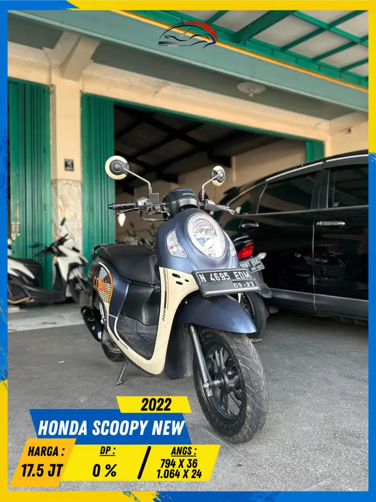 HONDA SCOOPY NEW 2022 MONGGO GASS MASZEHH HIKMAH MOTOR KEPUH MALANG