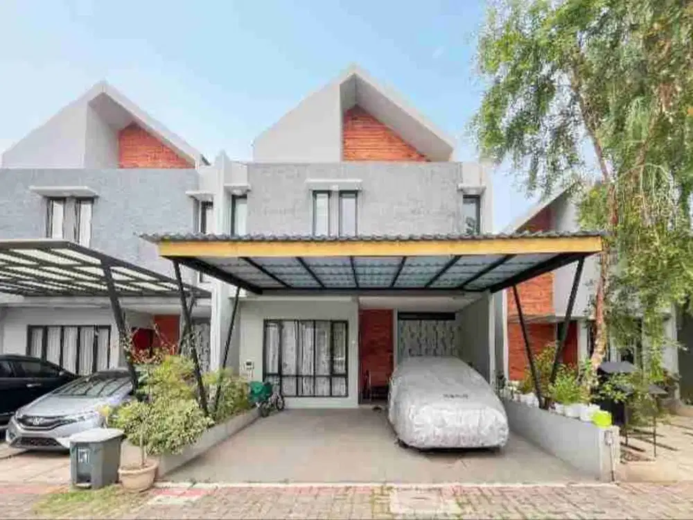 Dijual rumah Town House 2 lantai di Limo Cinere Depok harga 1,1 M nego luas bangunan 140 meter