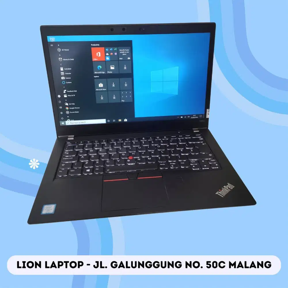 RAM 8GB Core i5 gen 8 Lenovo Thinkpad T480s SLIM [10|06]