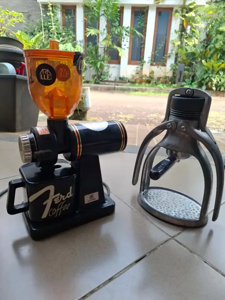 Di Jual alat kopi Grinder dan Rokpresso bundle atau terpisah
