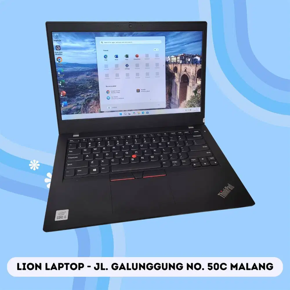 i5 Gen 10 Murah RAM 8GB SSD 256GB Lenovo Thinkpad L14 [10|06]