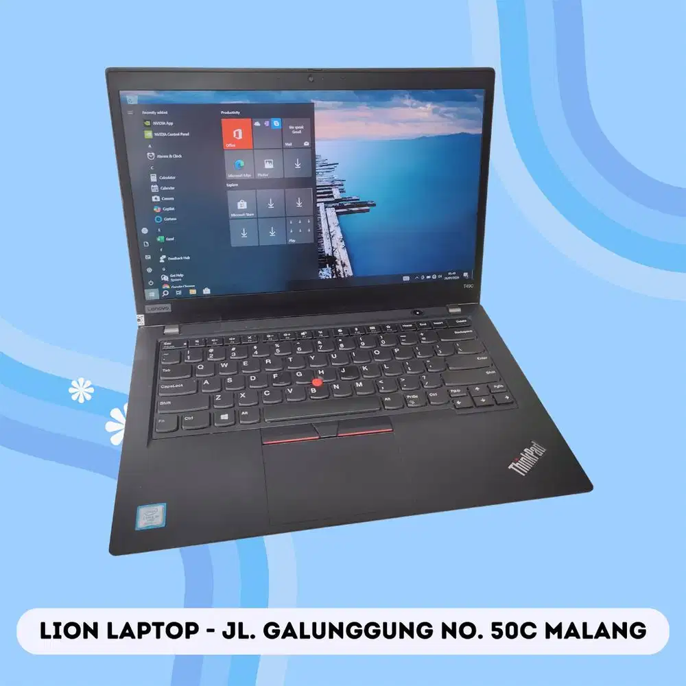 Double VGA NVIDIA Core i5 8/256 Slim Lenovo Thinkpad T490 [10|06]