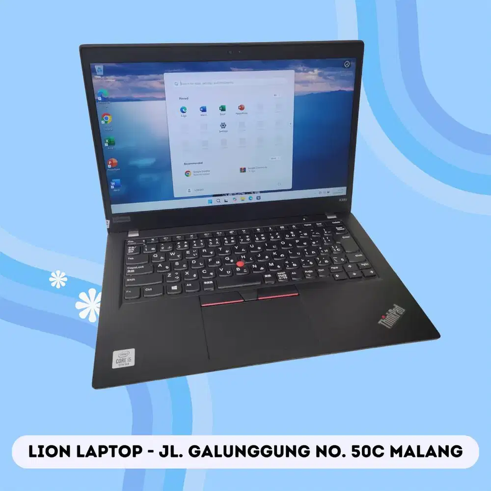 i5 GEN 10 Murah RAM 8GB Lenovo Thinkpad X390 [10|06]