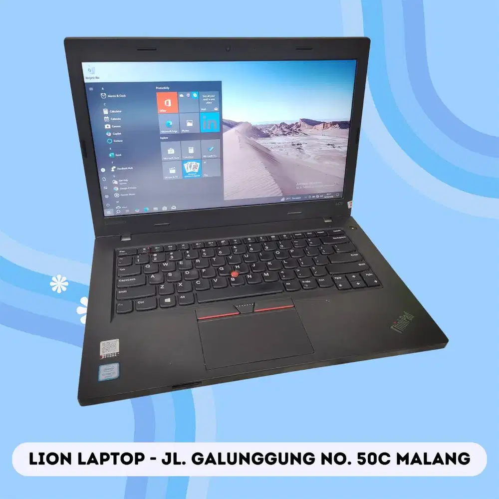 Double VGA Core i5 RAM 8 SSD Lenovo Thinkpad L470 [10|06]
