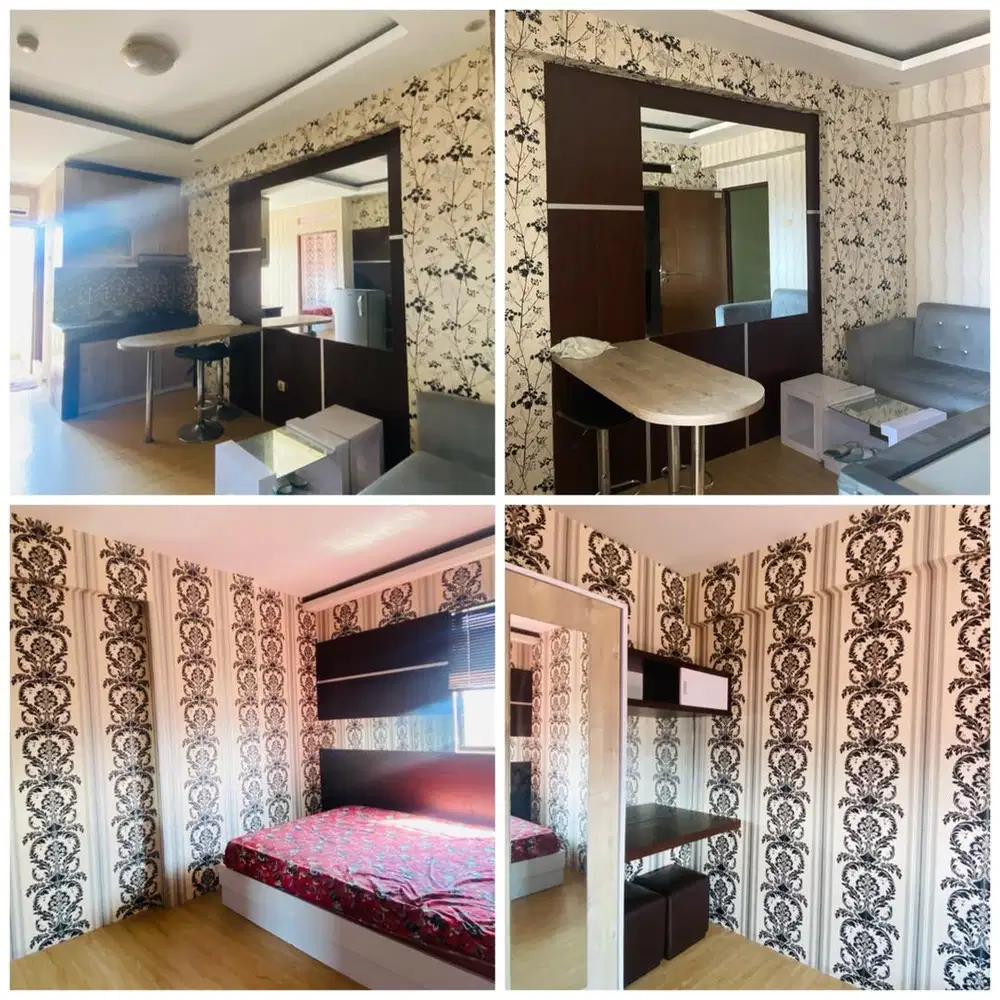 DIJUAL CEPAT APARTMENT 2 KAMAR TIDUR BERIKUT BALIK NAMA SHM