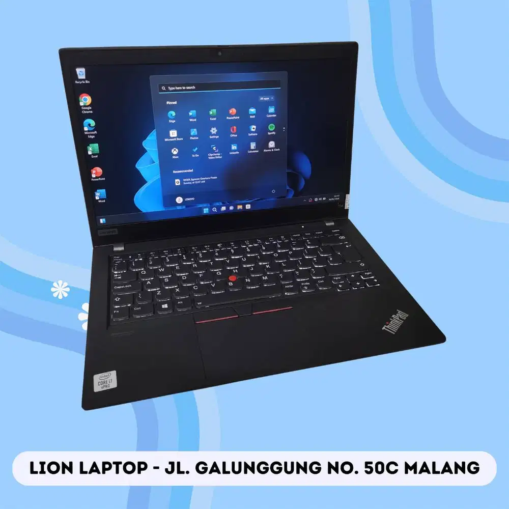 RAM 16GB i7 Gen 10 SSD 256GB Lenovo Thinkpad T14 gen 1 [10|06]