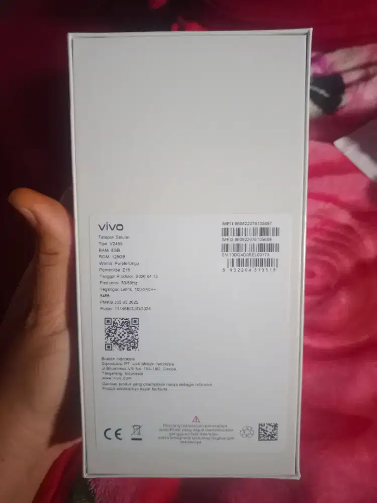 Vivo y400 new,,baru belum buka kemasan masih plastik