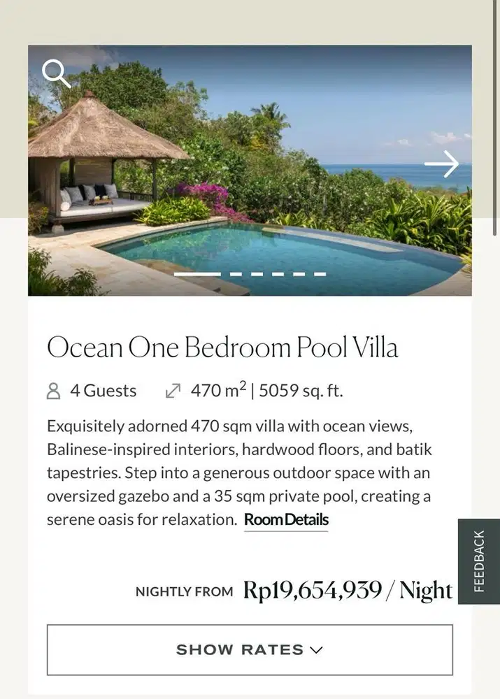 Voucher Murah Exclusive Experience stay 2 Nights Raffles Bali for 2Pax