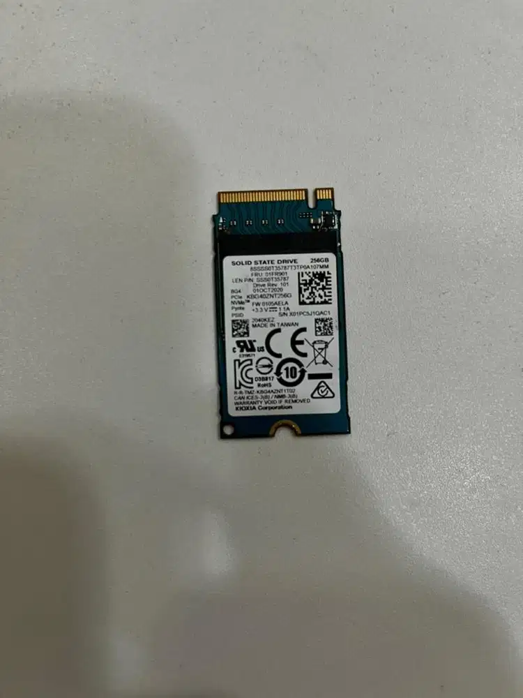 SSD NVME 256gb bekas