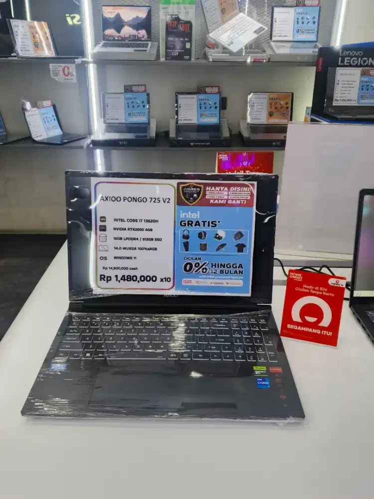 AXIOO PONGO 725 V2 core i7 RTX2050