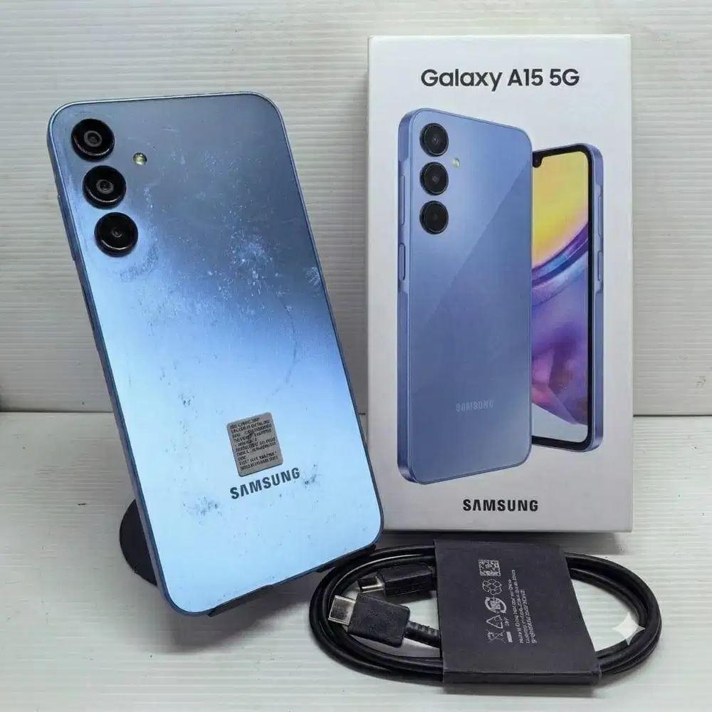 TERMURAH! SAMSUNG GALAXY A15 5G 8/256 BLUE FULLSET NO MINUS