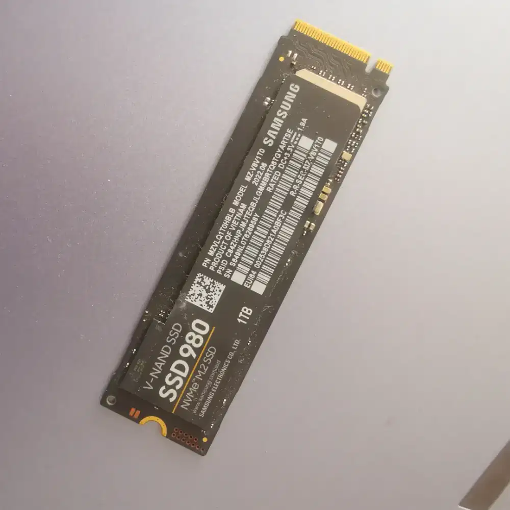SSD NVMe M.2 Samsung 980 1TB sentinel 100/100