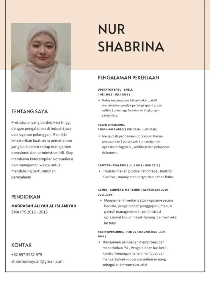Saya mencari pekerjaan halal