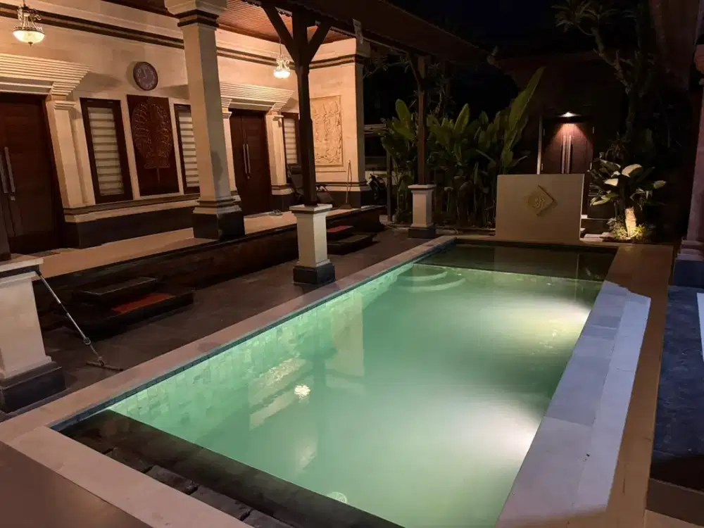 Luxury Villa 3 Kamar Tidur Tersedia Sewa Tahunan dan Long Lease Eksklusif untuk Keluarga dan Ekspatriat di Kawasan Favorit Sanur