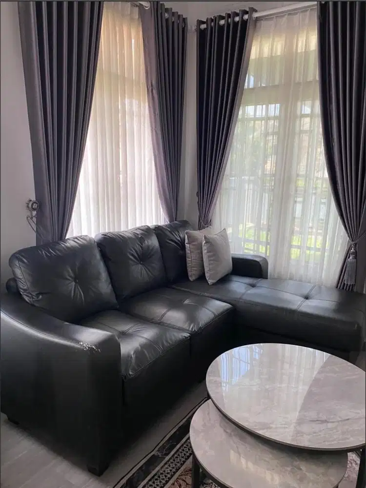 Sofa L ruang tamu - Mode Minimalist