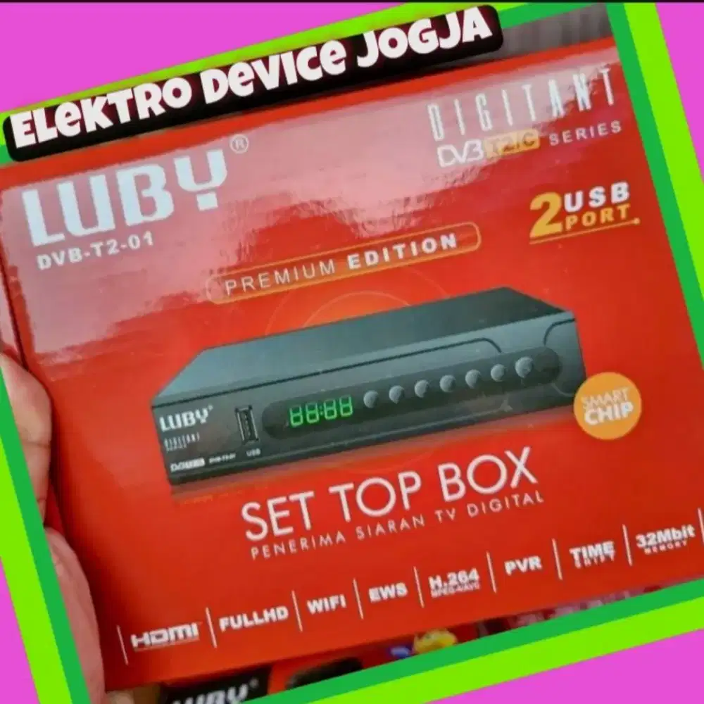 STB SET TOP BOX ~ JOS ! BENING + Memori GEDE 32 MB = CHANEL BANYAK