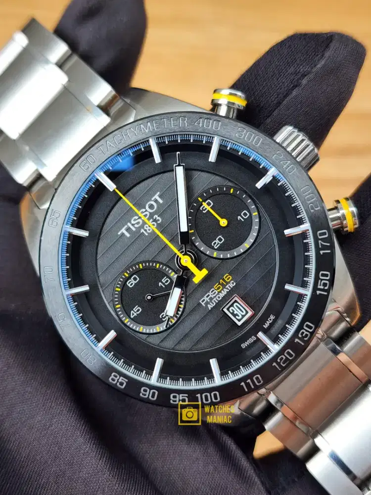 Jam Tangan Original Tissot T-Sport PRS516 Chrono Automatic Swis Fulset