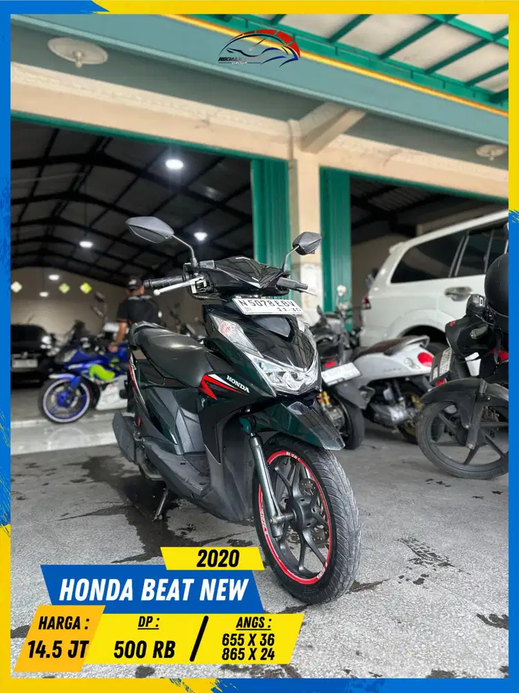 HONDA BEAT NEW 2020 MANTAP POLL MASZEEHH HIKMAH MOTOR KEPUH MALANG