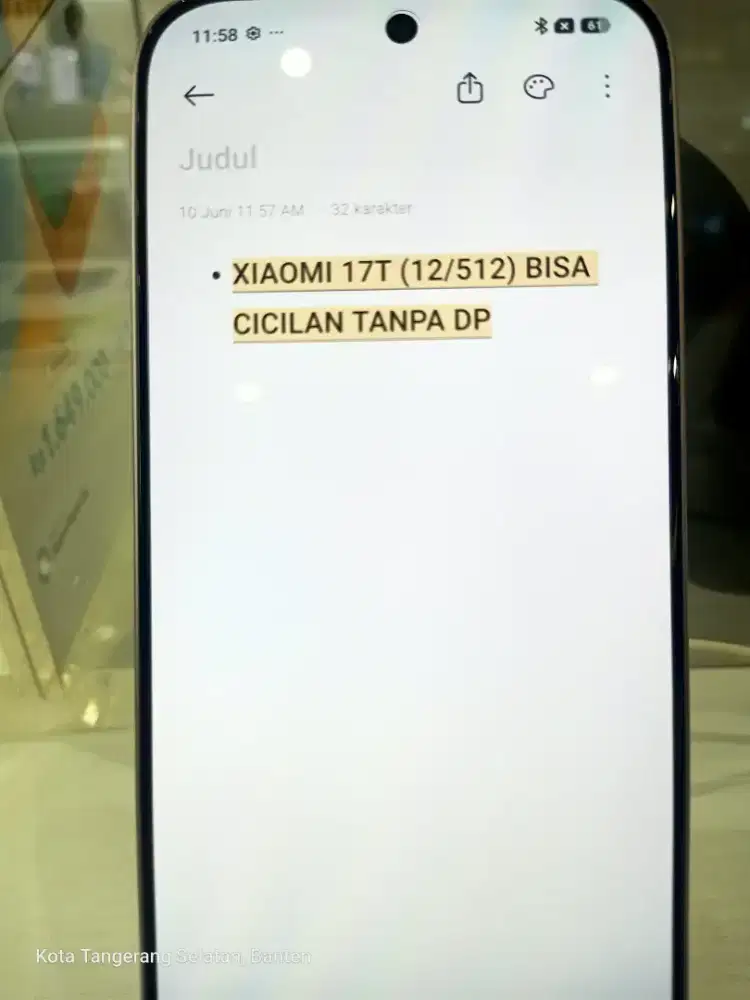 XIAOMI 17T (12/512). BISA CICILAN TANPA DP