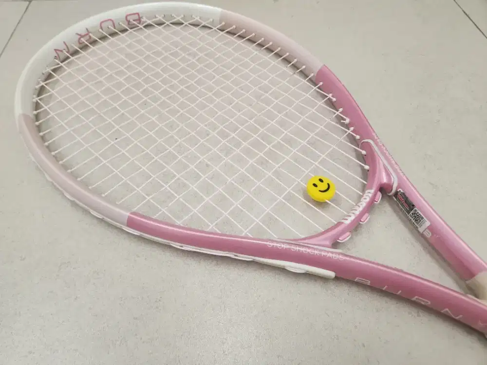 Wilson Burn Pink 113 Preloved Favorit Female Raket Tenis Raket Tennis
