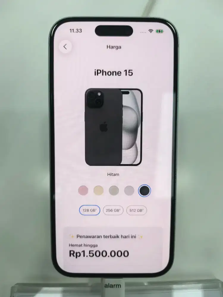 Promo cicilan home credit bebas angsuran 2 bulan iphone 15 128 di ibox
