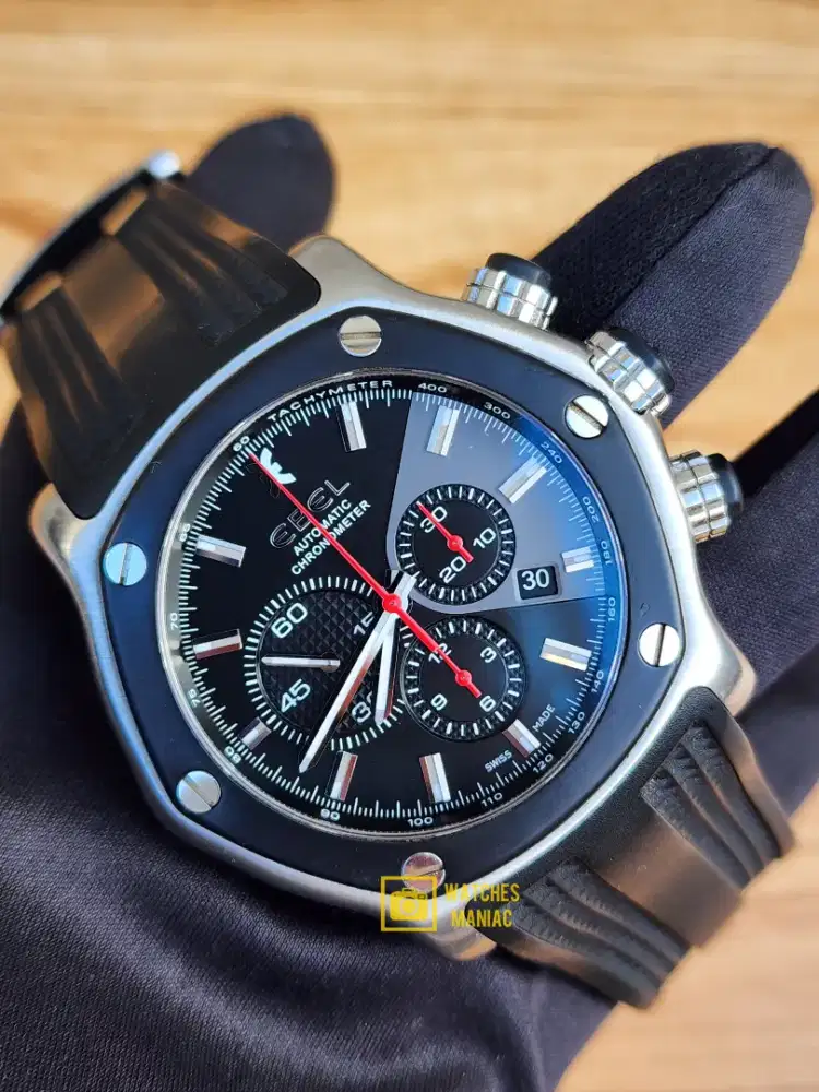 Jam Tangan Luxury Original Ebel 1911 Tekton Chronograph Automatic Swis