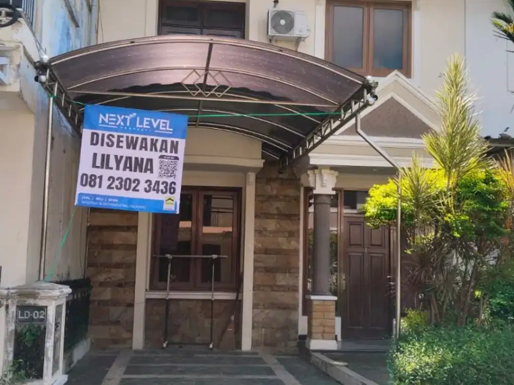 Rumah 2 lantai semi furnished siap huni Villa Bukit Mas cluster Raffles