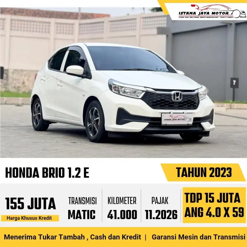 Honda Brio E AT th 2023 #istana jaya motor