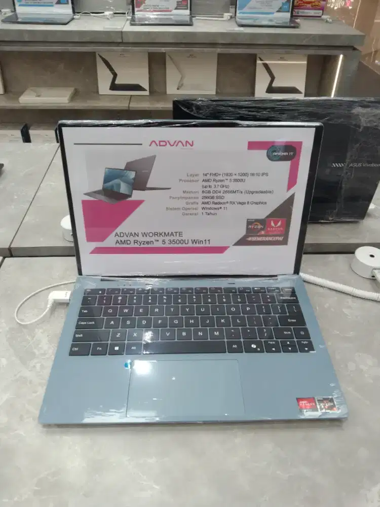 Promo Cicilan Laptop Advan Workmate R5 bunga 0% free 2x angsuran