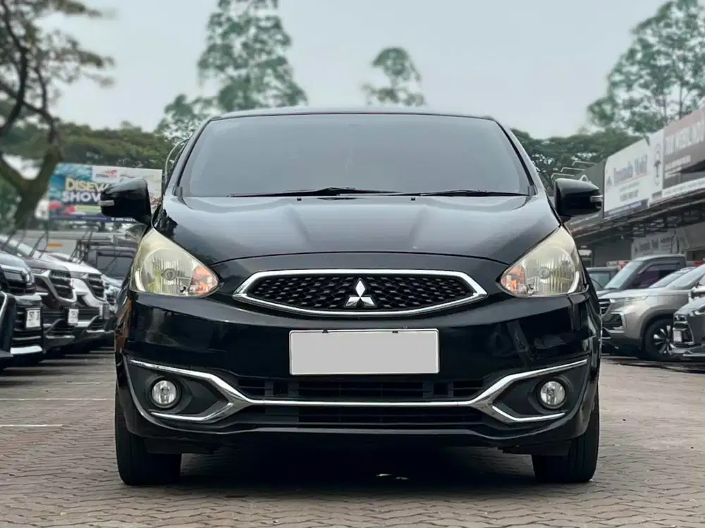 LOW KM TERMURAH ‼️ MITSUBISHI MIRAGE EXCEED 1.2 AT HITAM 2016