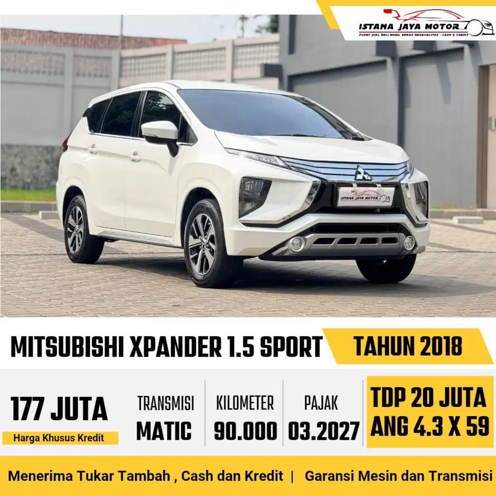 Mitsubishi Xpander Sport AT th 2018 #istana jaya motor