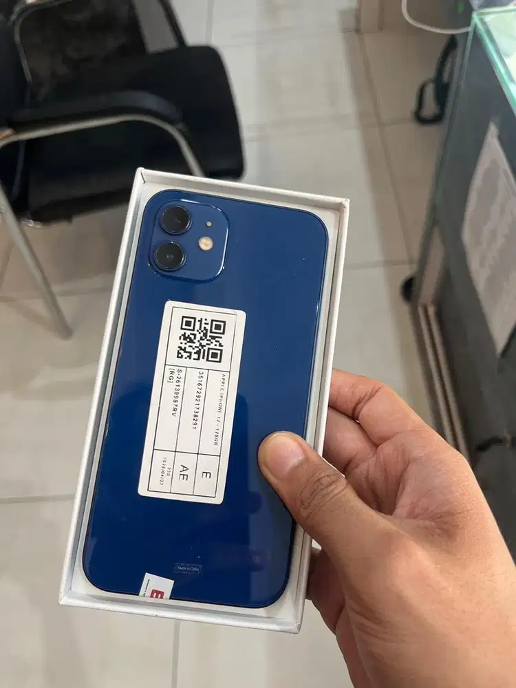 Iphone 12 128 resmi ibx fulset mulus