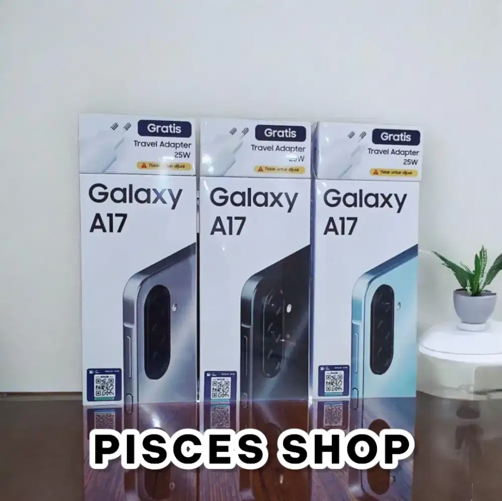 SAMSUNG GALAXY A17 LTE RAM 8/128 NEW Segel Garansi Resmi 1 Tahun