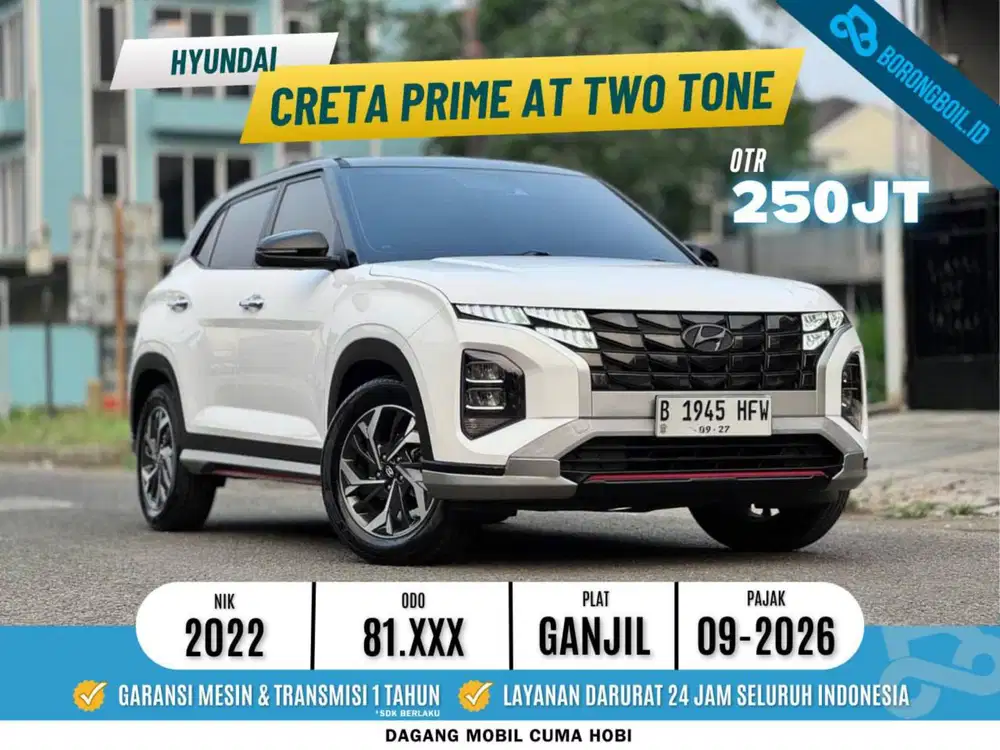 Hyundai Creta 1.5 Prime AT Putih Two Tone 2022 xpander veloz
